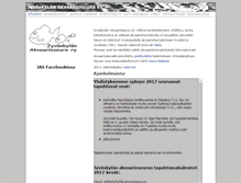 Tablet Screenshot of akvaarioseura.net